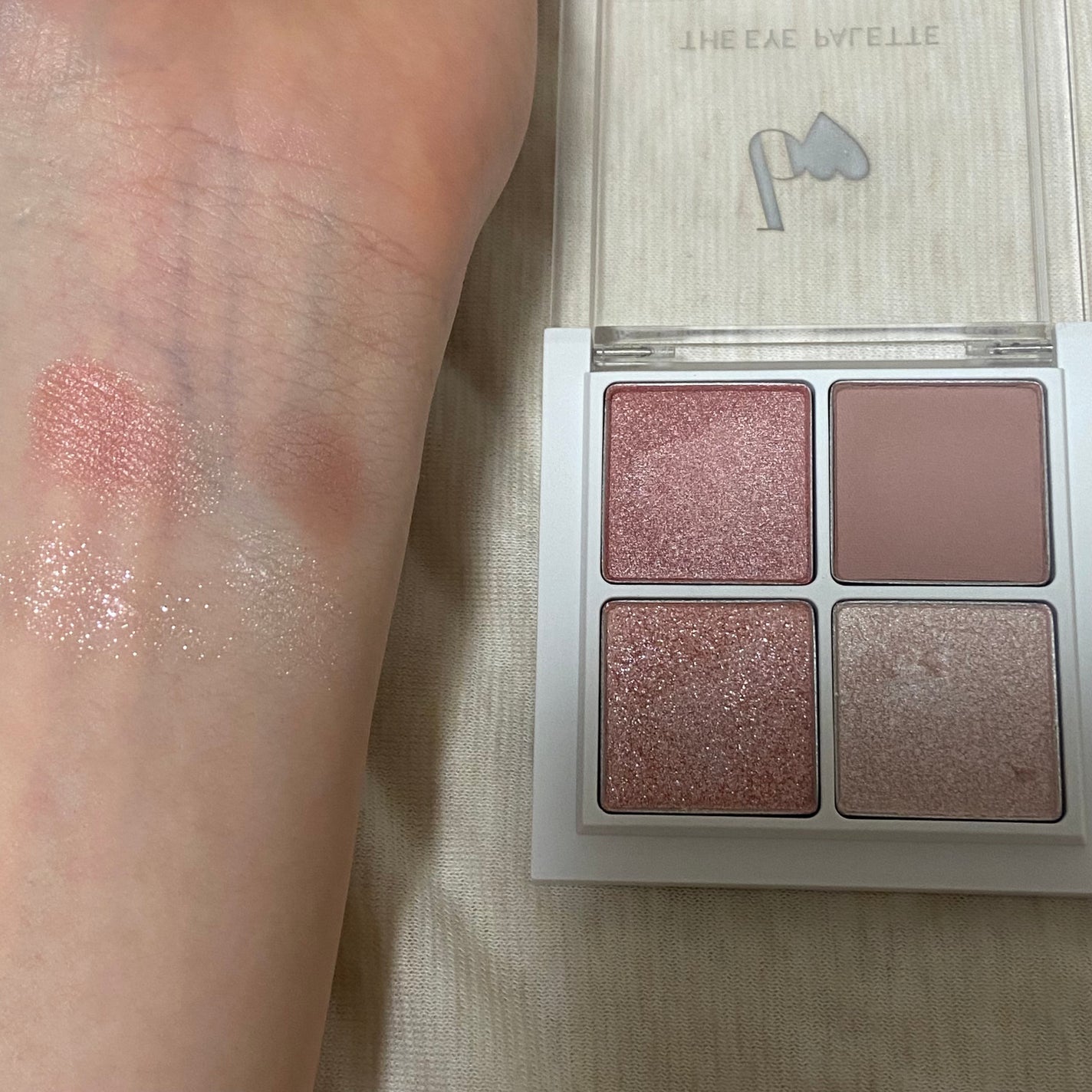 THE アイパレR/b idol/アイシャドウパレットを使ったクチコミ(7枚目)