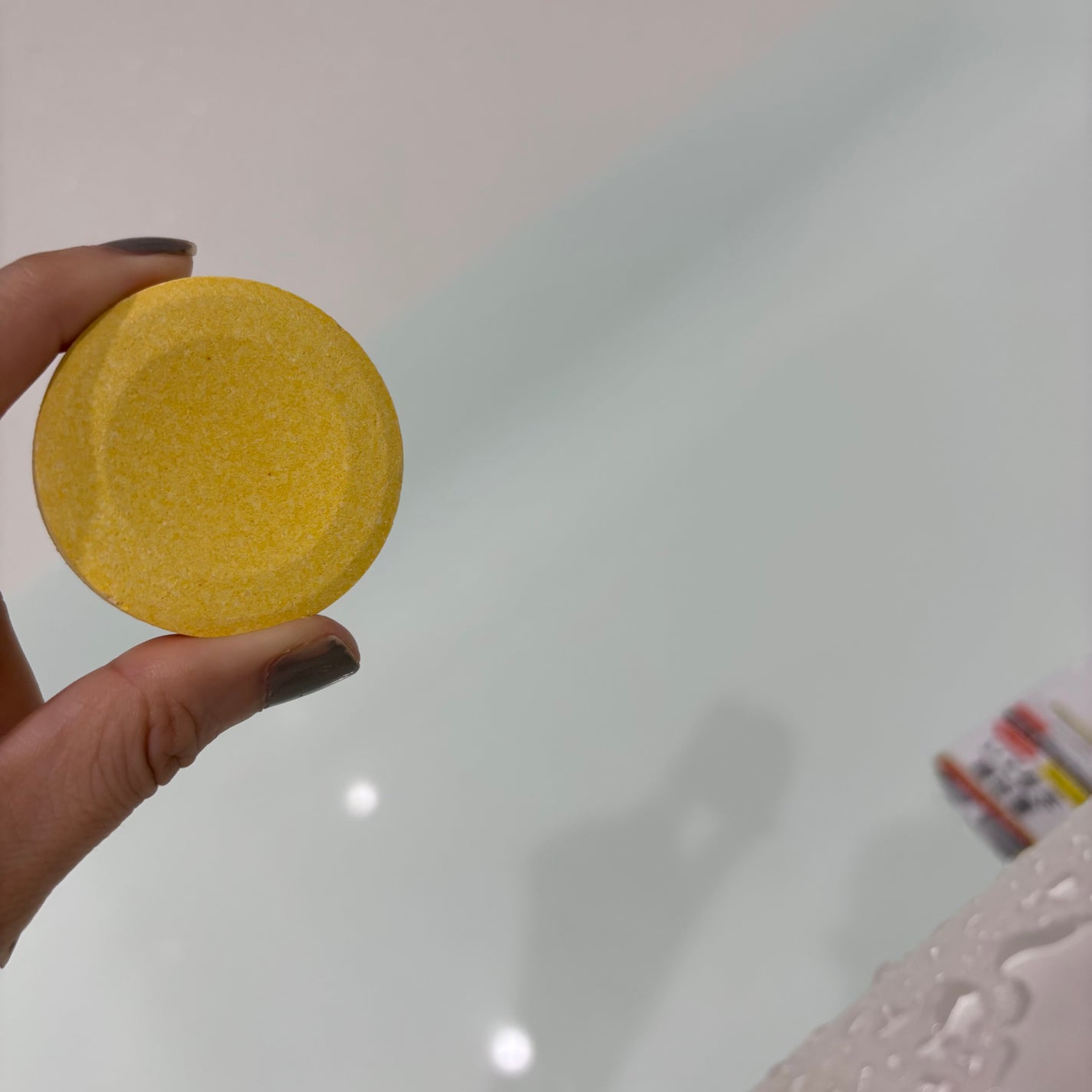 アンレーベル ラボ V バスタブレット/unlabel/炭酸系入浴剤を使ったクチコミ(2枚目)