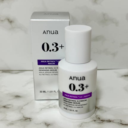 レチノール0.3 ナイアシンリニューイングセラム/Anua/美容液を使ったクチコミ(1枚目)