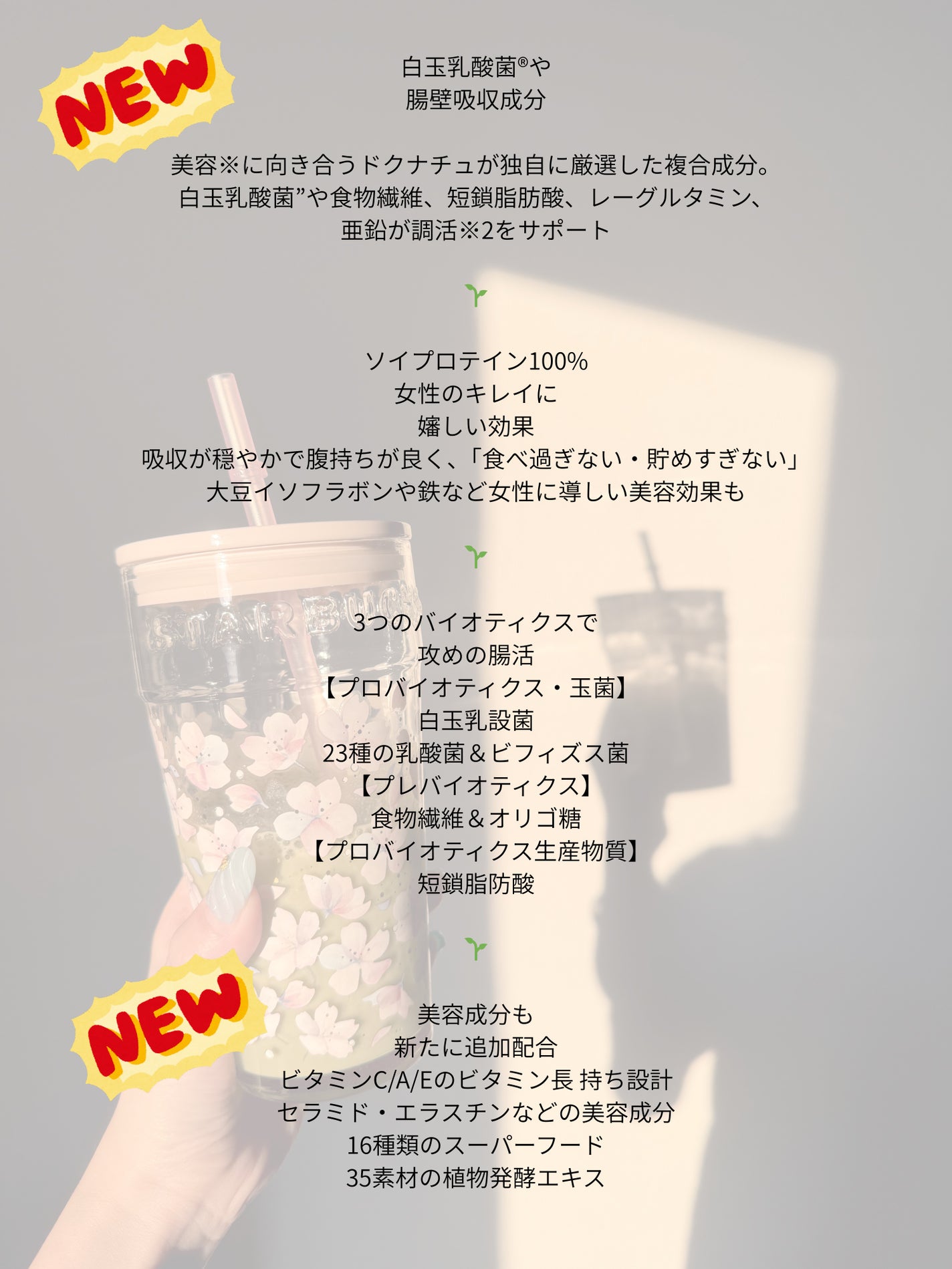 ドクターズナチュラルレシピ 美容プロテイン/ドクターズ ナチュラル レシピ/ソイプロテインを使ったクチコミ(2枚目)