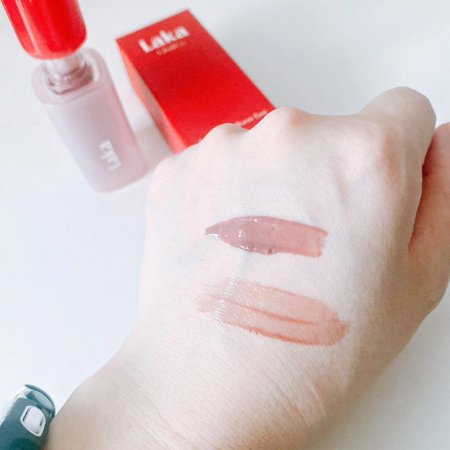 ポッピングバルーンティント/Laka/リップティントを使ったクチコミ（3枚目）