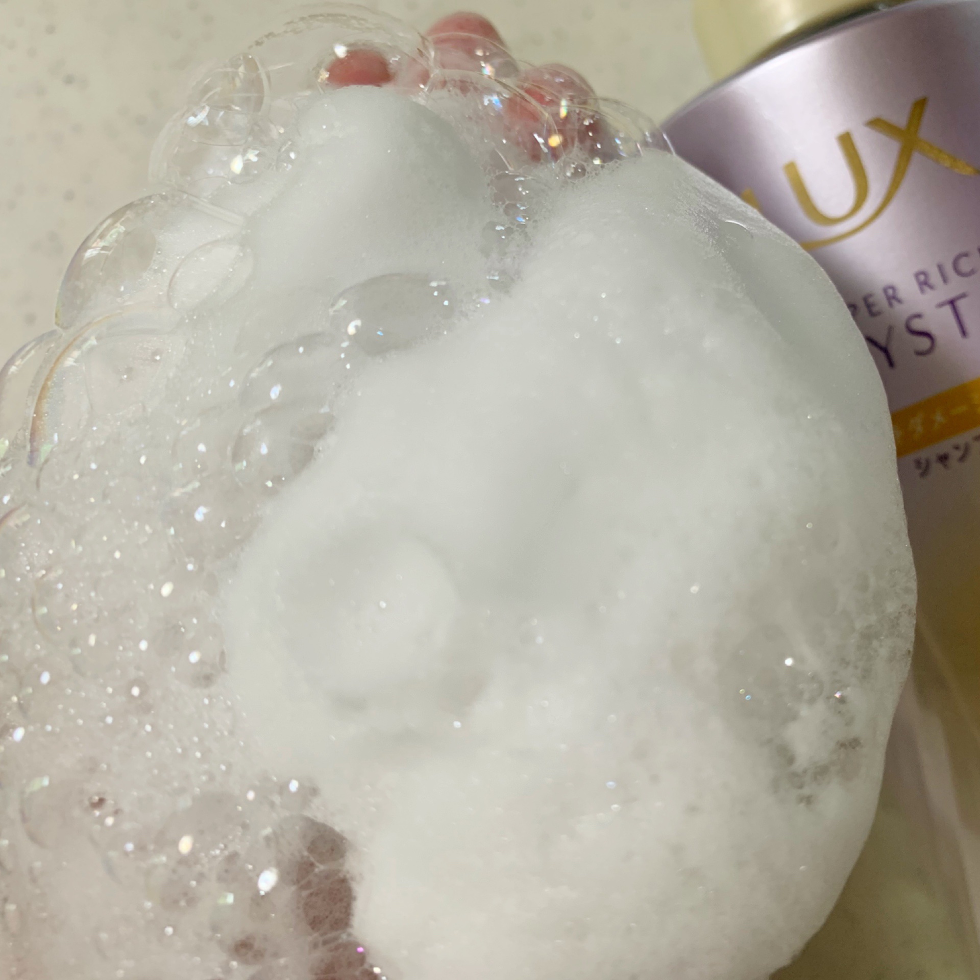 スーパーリッチクリスタル　マルチダメージリペア　シャンプー/トリートメント/LUX/市販シャンプーを使ったクチコミ（3枚目）