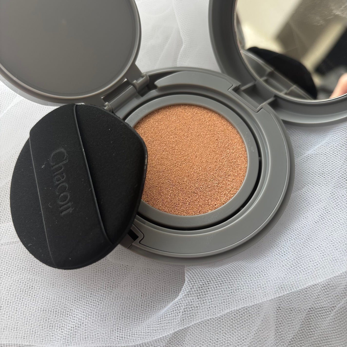 チャコット グラスヴェール クッションファンデーション/チャコット・コスメティクス/クッションファンデーションを使ったクチコミ(3枚目)