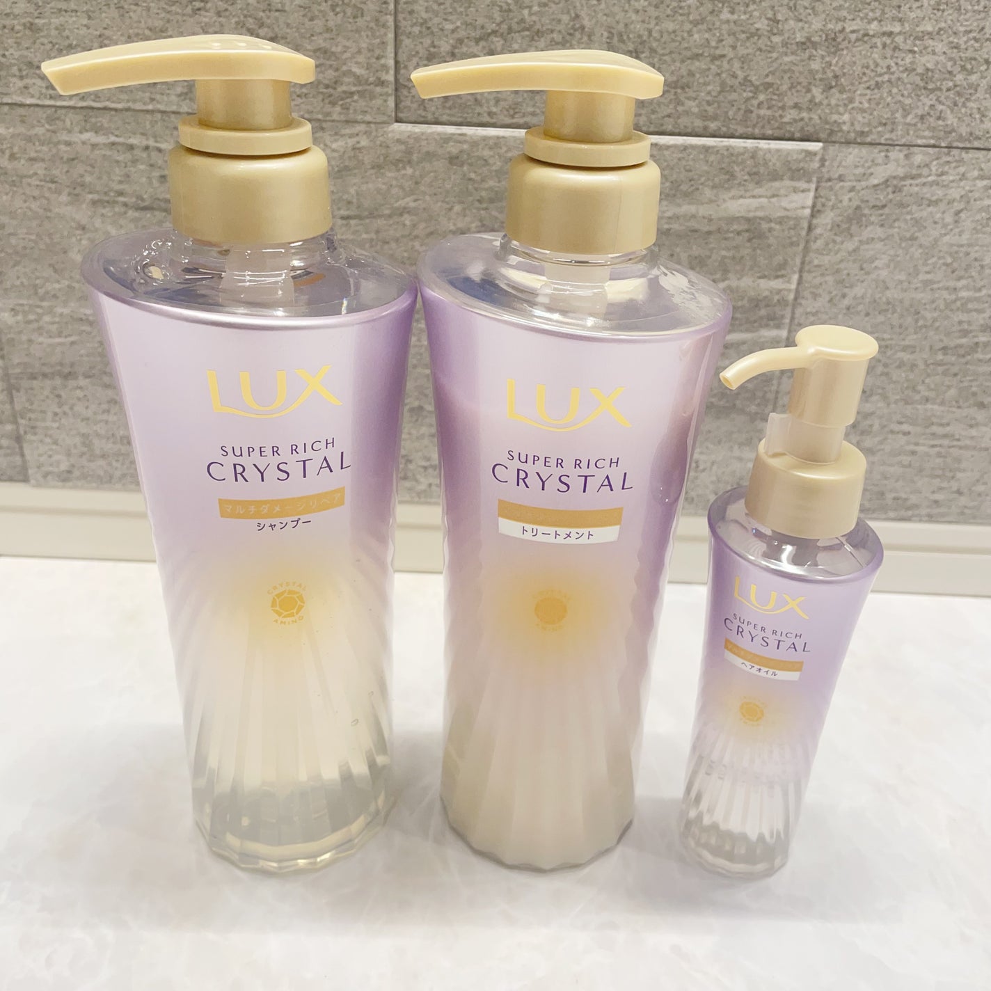 スーパーリッチクリスタル マルチダメージリペア シャンプー/トリートメント/LUX/市販シャンプーを使ったクチコミ(5枚目)