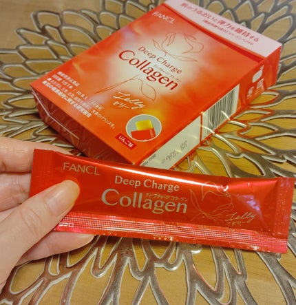 ディープチャージ コラーゲン スティックゼリー/ファンケル/美容サプリメントを使ったクチコミ(1枚目)