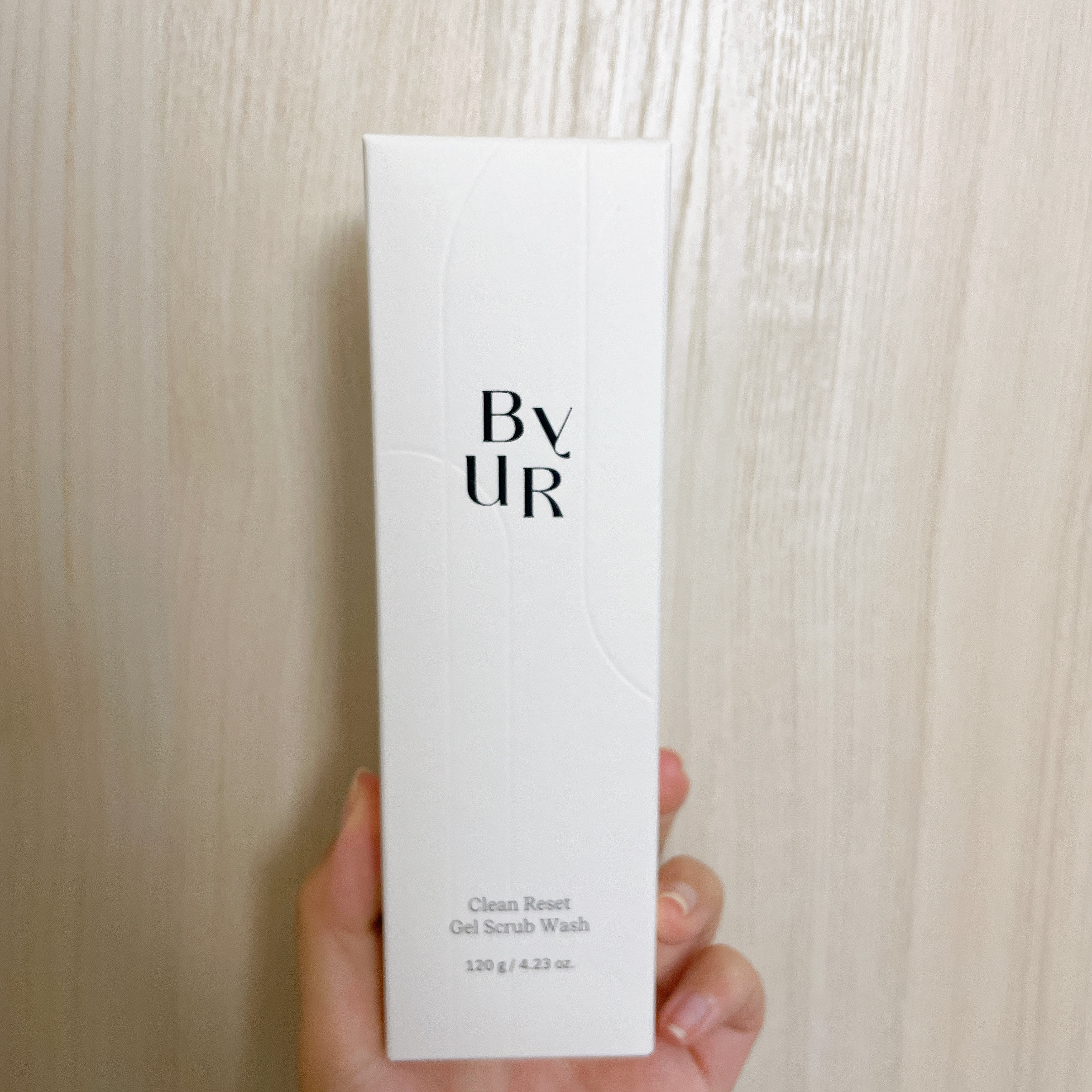 ByUR クリーンリセット ジェルスクラブウォッシュのクチコミ「【ByUR クリーンリセット ジェルスクラブウォッシュ】
内容量:120g

バイユアの製品、.....」（2枚目）