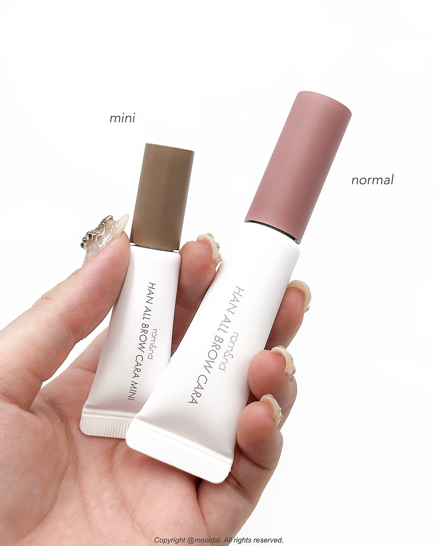 ハンオールブロウカラ/rom&nd/眉マスカラを使ったクチコミ(5枚目)