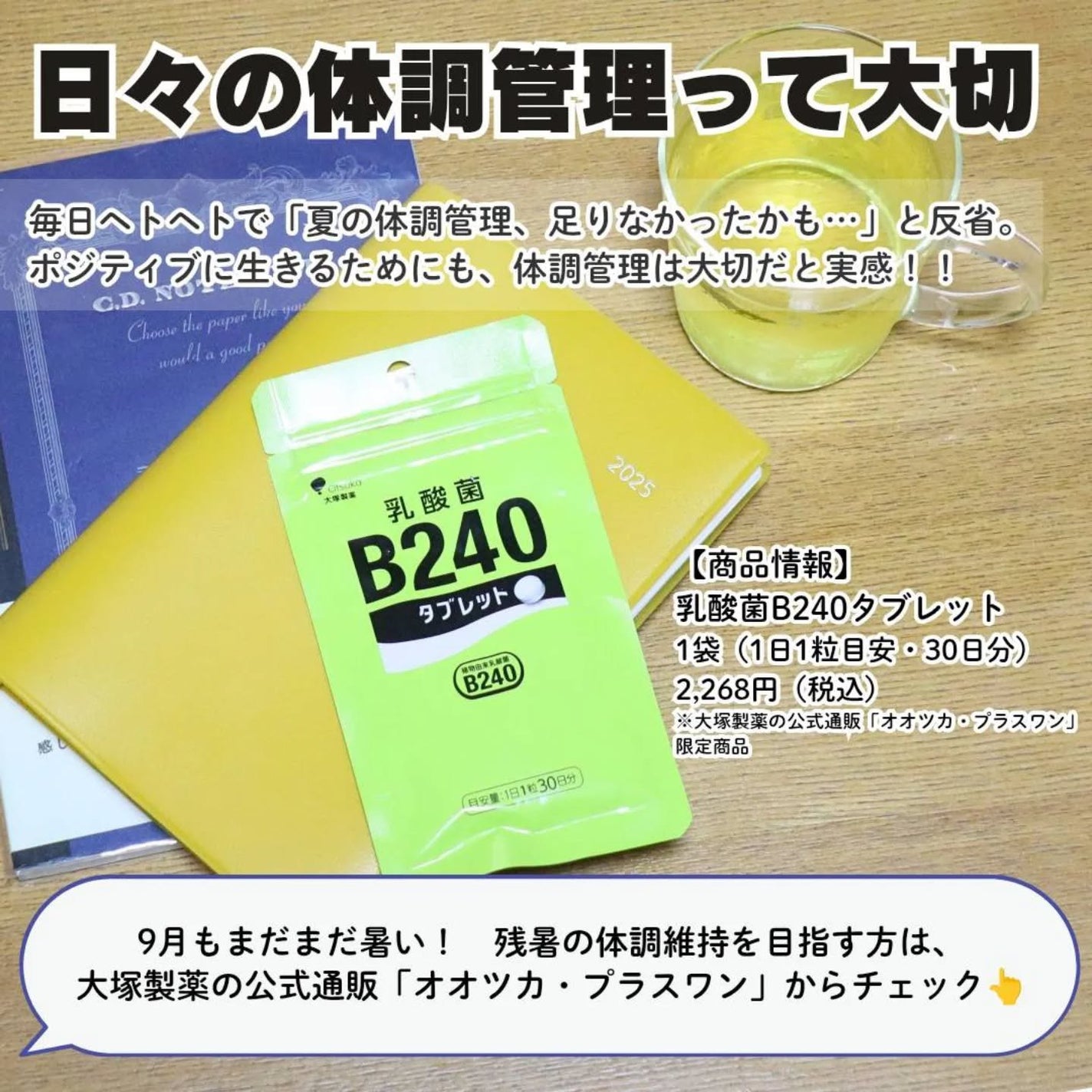 乳酸菌B240/大塚製薬/健康サプリメントを使ったクチコミ(4枚目)