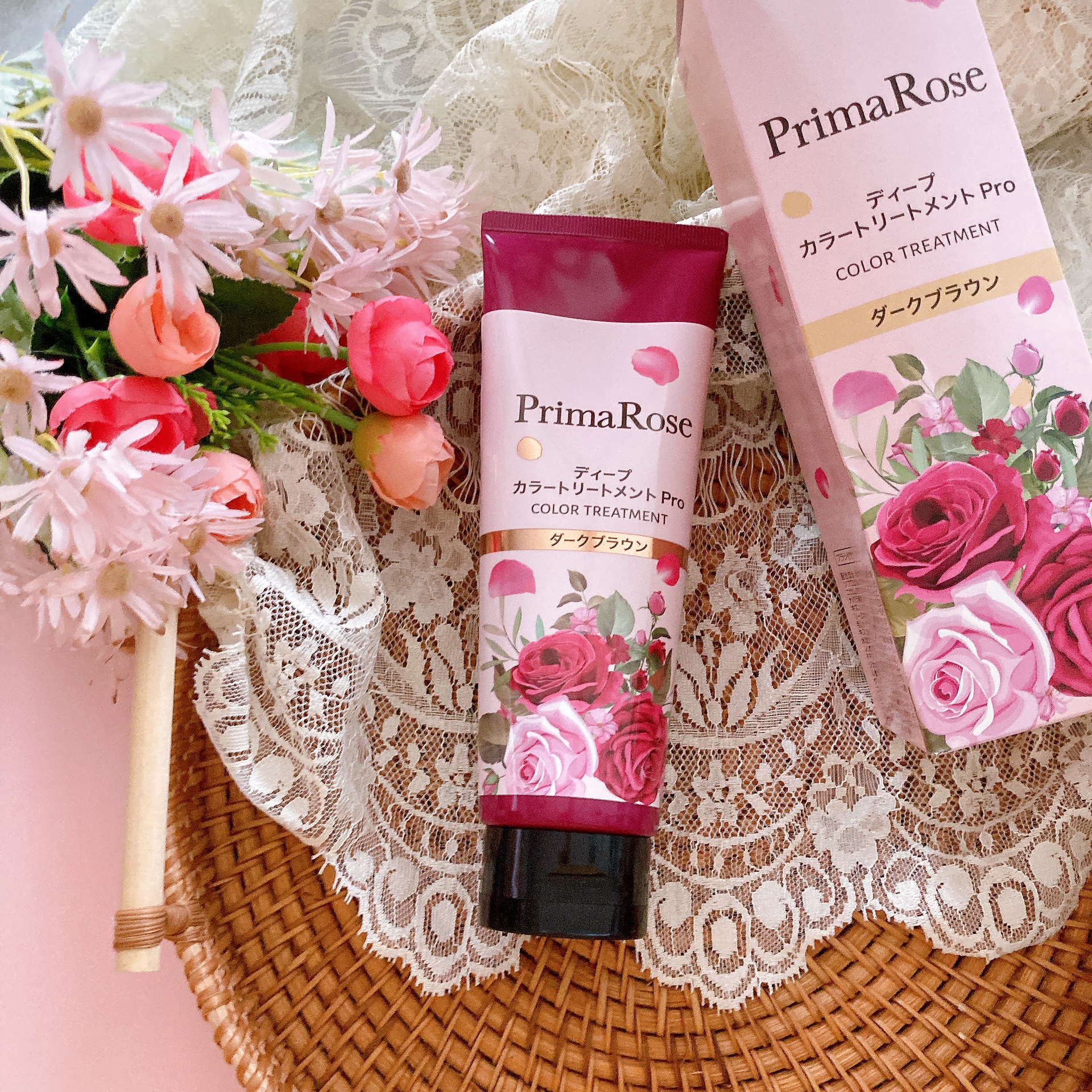 プリマローズ ディープカラートリートメント プロ/プリマローズ/ヘアカラーを使ったクチコミ（1枚目）
