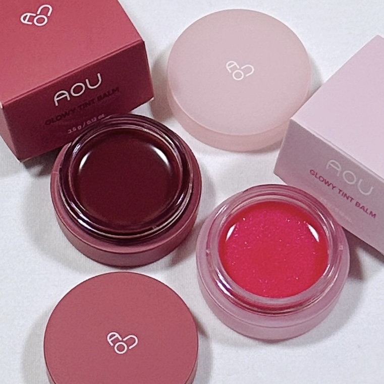 GLOWY TINT BALM/AOU/リップグロスを使ったクチコミ（1枚目）