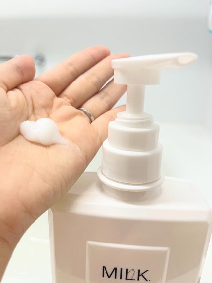 モイストヴェール シャンプー/トリートメント<無香料>/MILK./市販シャンプーを使ったクチコミ(3枚目)