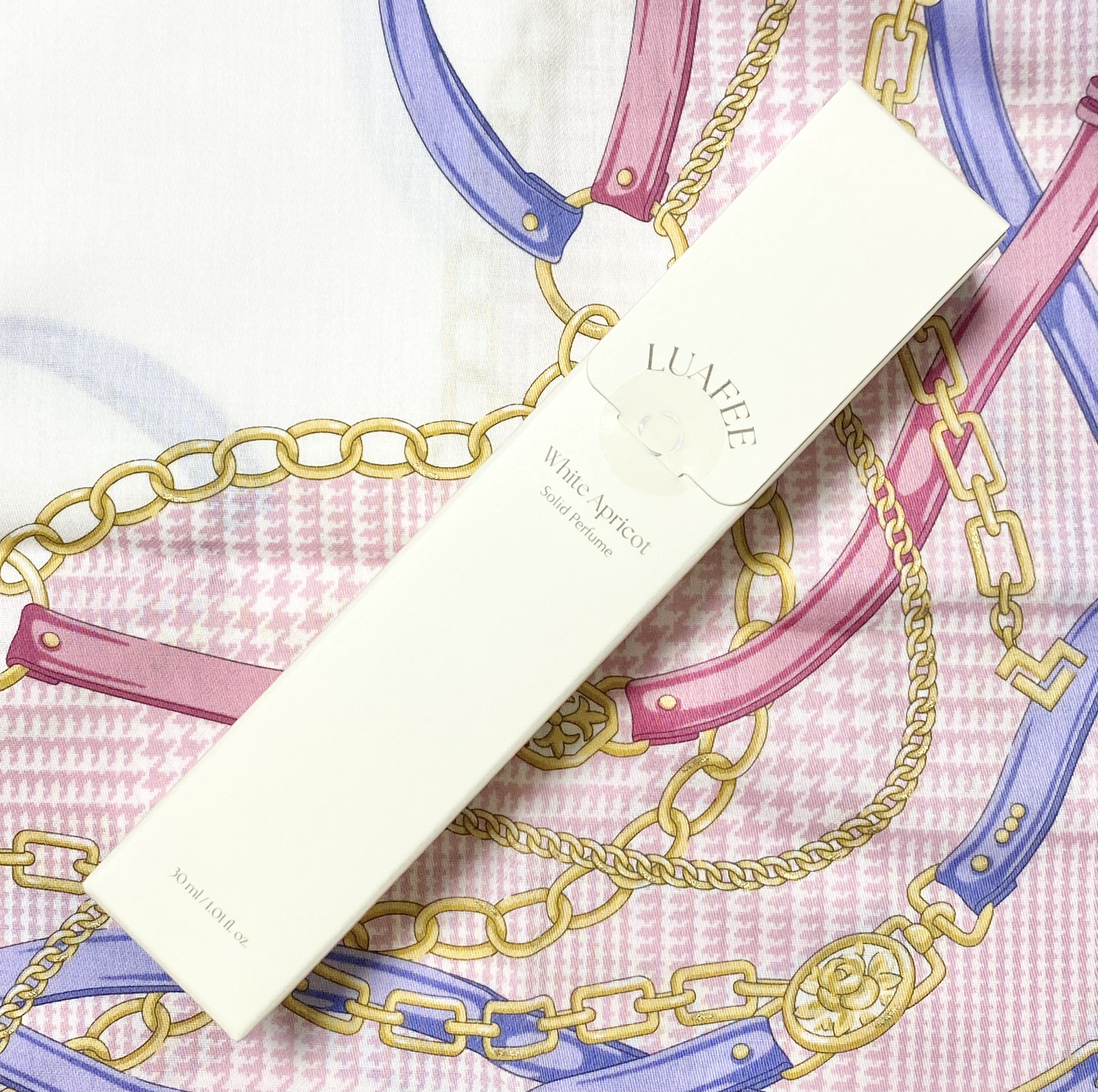 ソリッド パフューム ホワイトアプリコット/LUAFEE/練り香水を使ったクチコミ（1枚目）