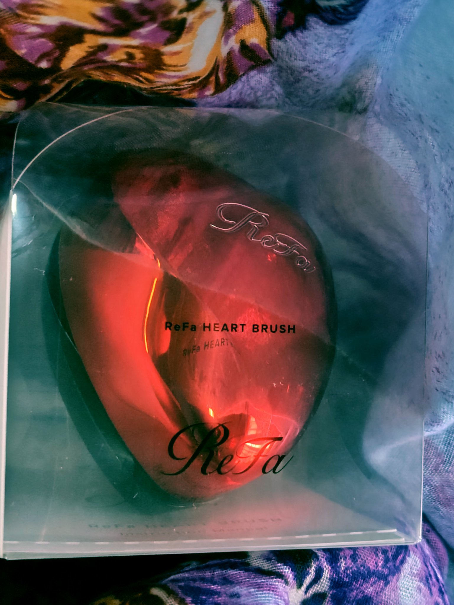 リファ ハートブラシ Shine Red（シャインレッド）/ReFa/頭皮ケアを使ったクチコミ（1枚目）