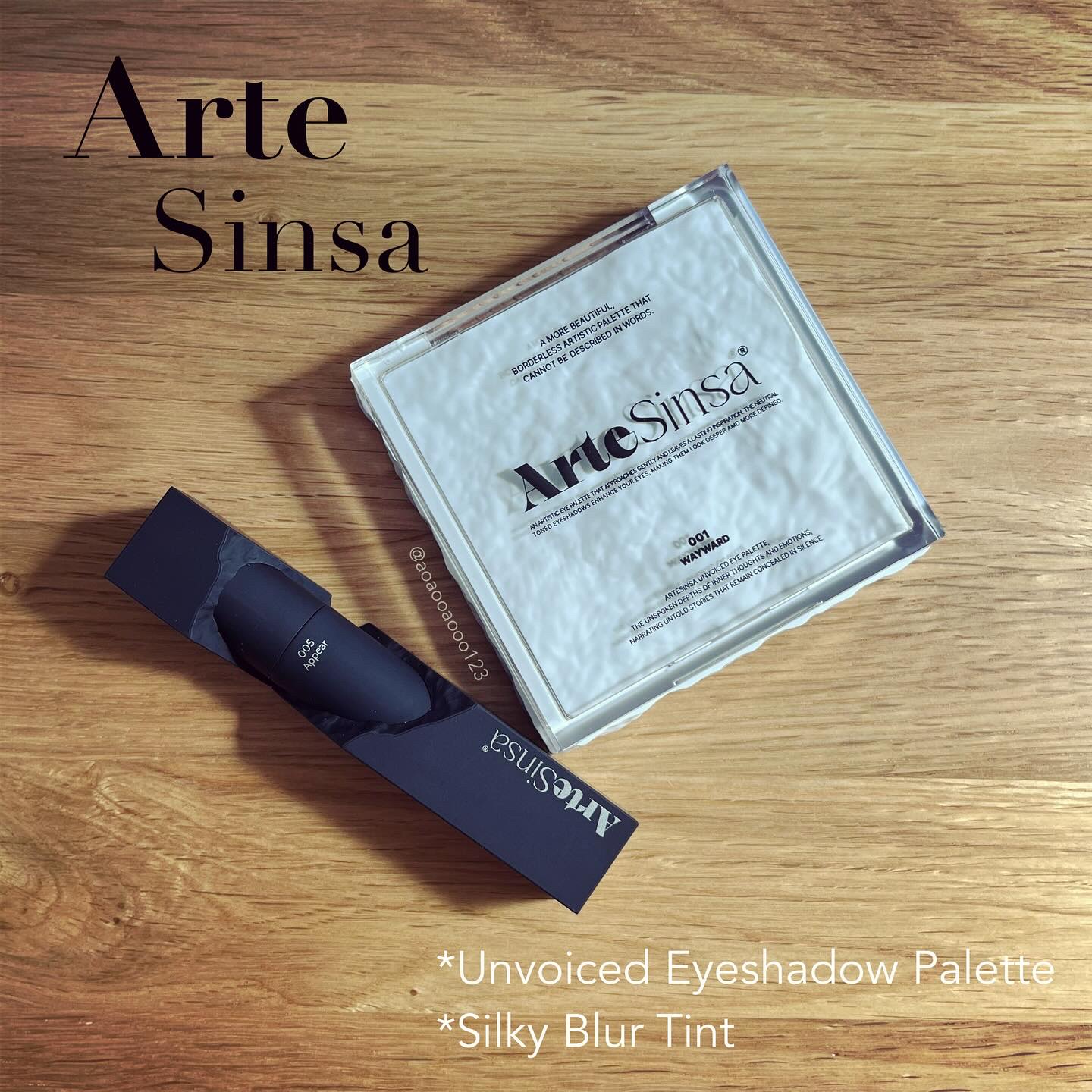 アンボイスドアイシャドウパレット/ArteSinsa/アイシャドウパレットを使ったクチコミ（1枚目）