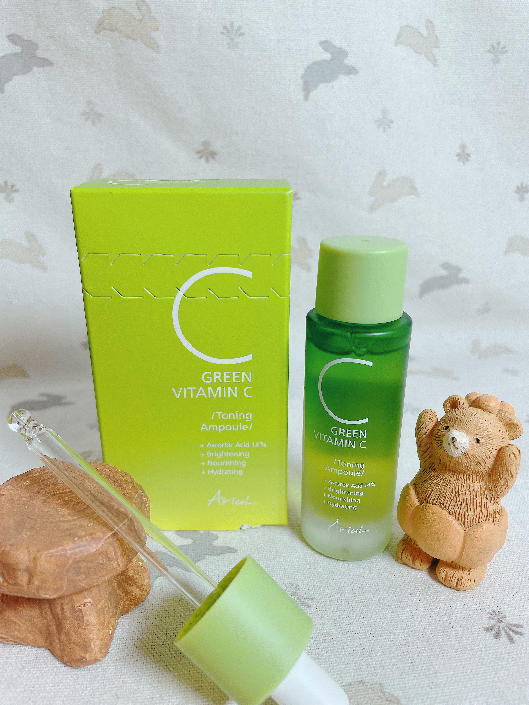アリウル グリーンビタミンC トーニングセラム(アンプル)/Ariul/美容液を使ったクチコミ（1枚目）