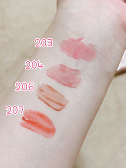 デュー ドロップ ティント/Coralhaze/リップティントを使ったクチコミ(4枚目)