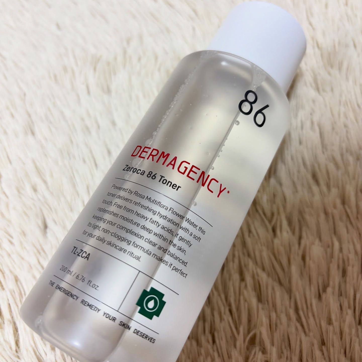 ダーマジェンシー ゼロカ86 トナー/DERMAGENCY/化粧水を使ったクチコミ（2枚目）
