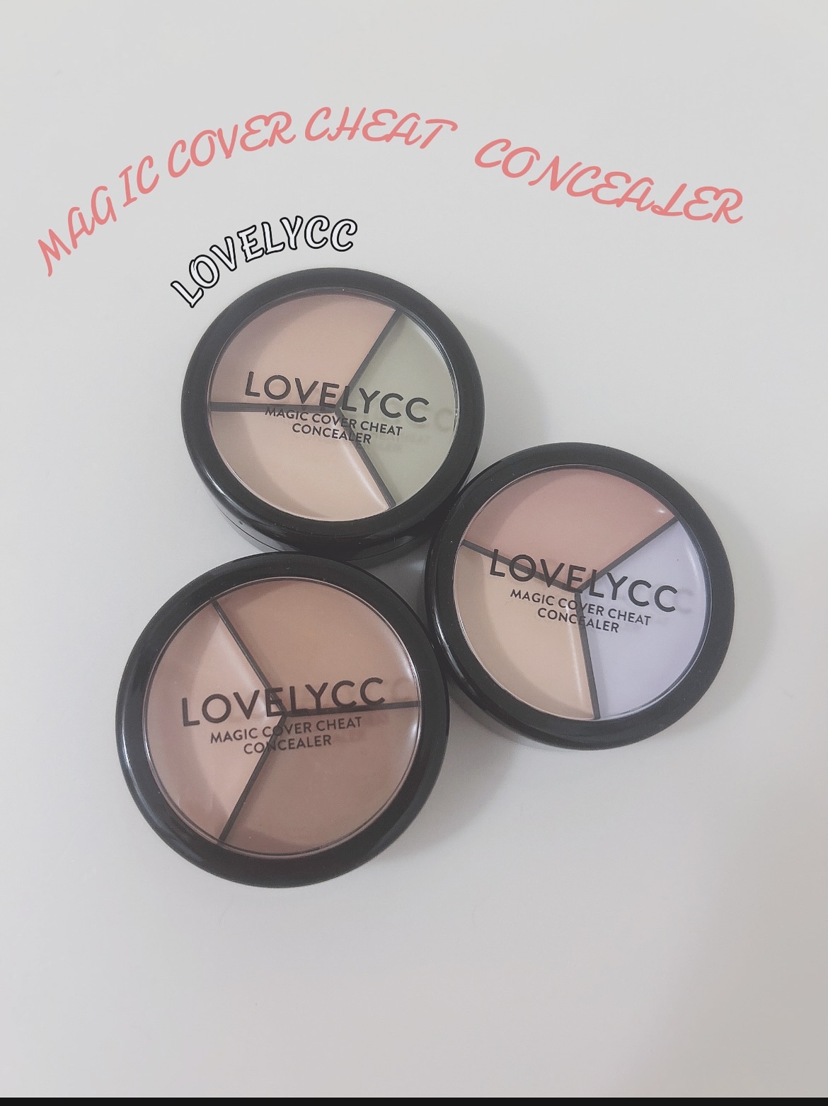 lovelycc マジックカバーチートコンシーラー/LOVELYCC/パレットコンシーラーを使ったクチコミ（1枚目）