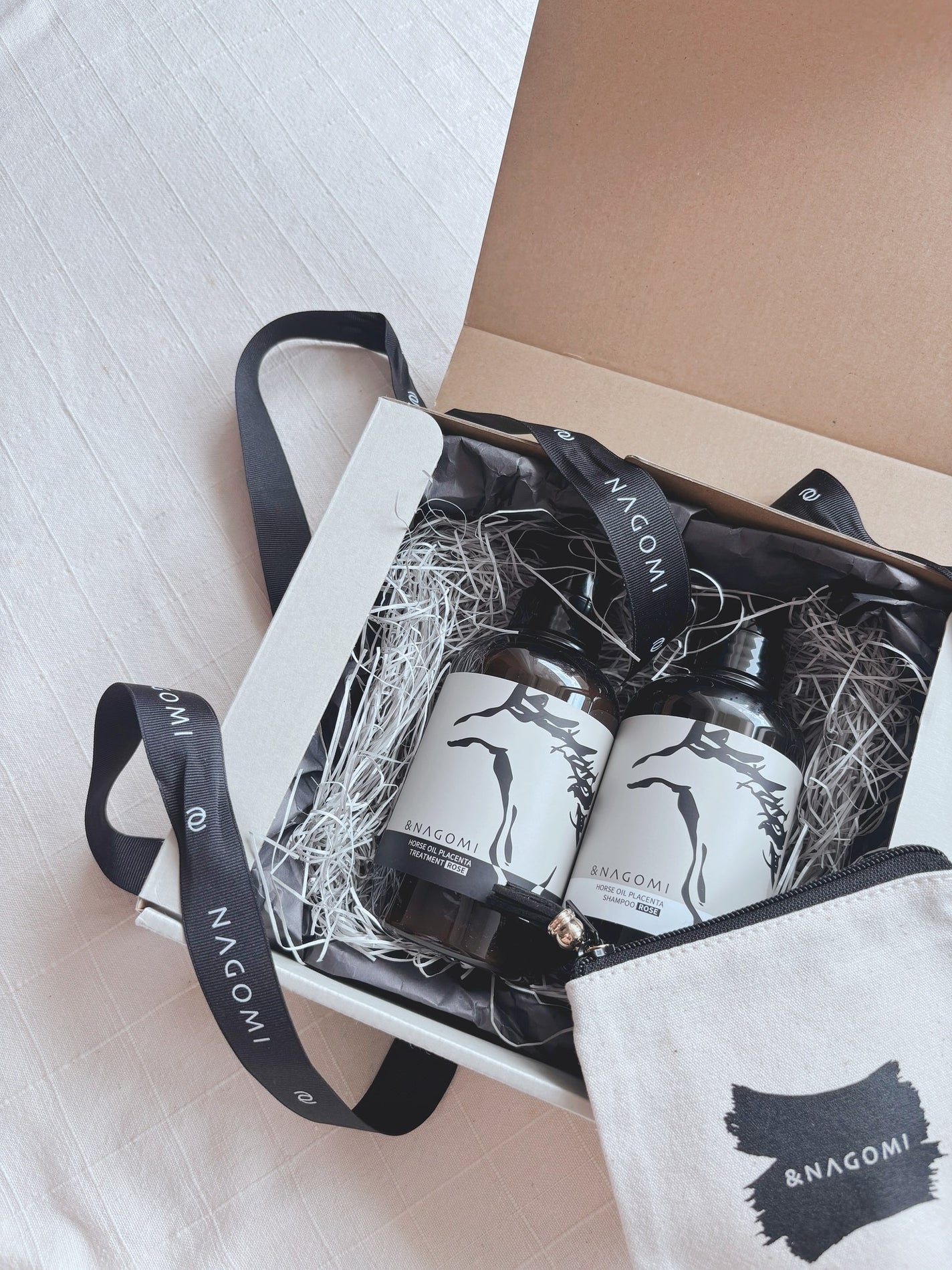 馬プラセンタエキス配合 馬油 シャンプー/トリートメント/&NAGOMI/シャンプー・コンディショナーを使ったクチコミ(1枚目)