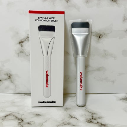 Spatula Wide Foundation Brush/wakemake/メイクブラシを使ったクチコミ(1枚目)