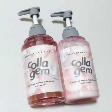 コラジェム モイスチャーリペアシャンプー/トリートメント/collagem/市販シャンプーを使ったクチコミ(2枚目)