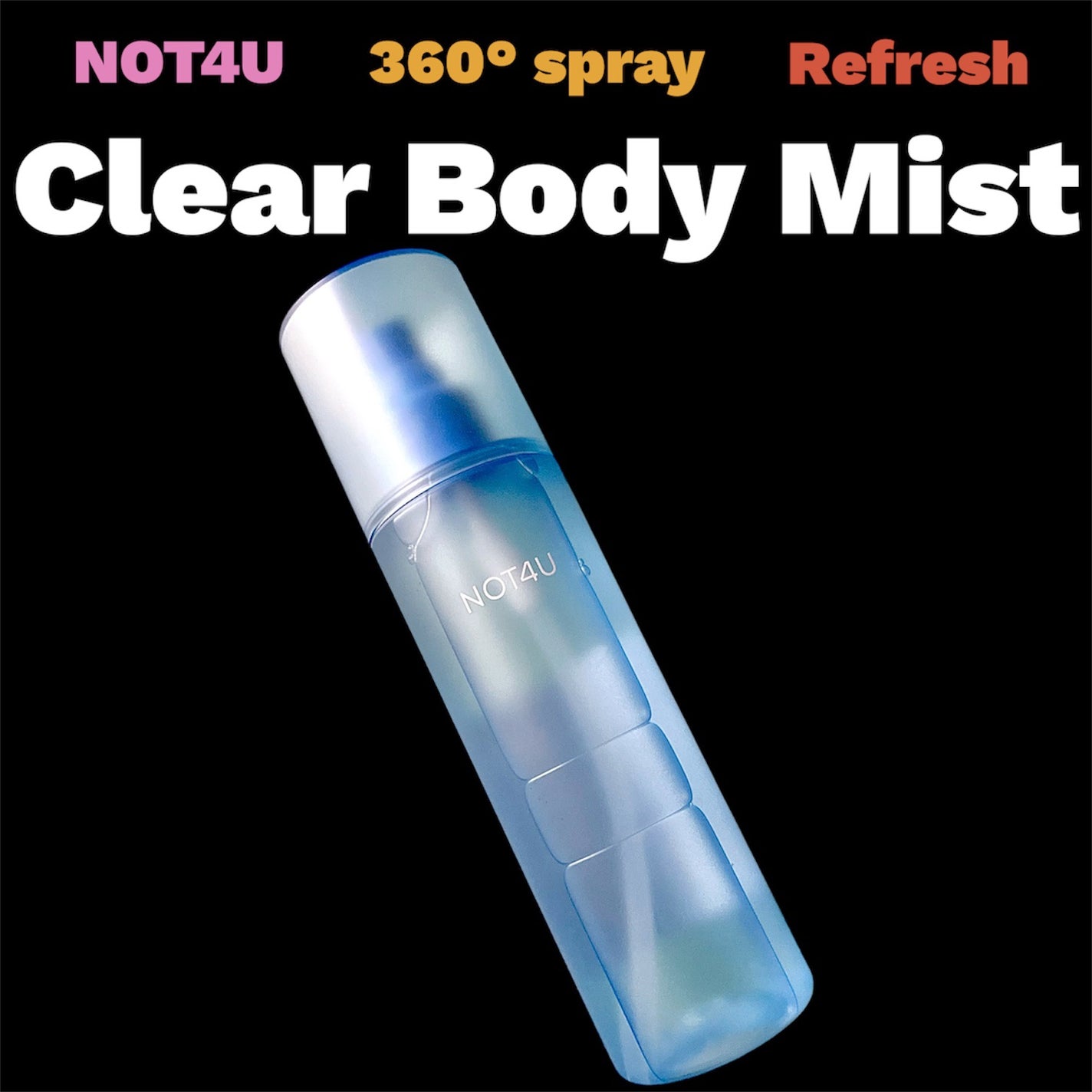 NOT4U クリア ボディミスト/NOT4U/ミスト状化粧水を使ったクチコミ(1枚目)