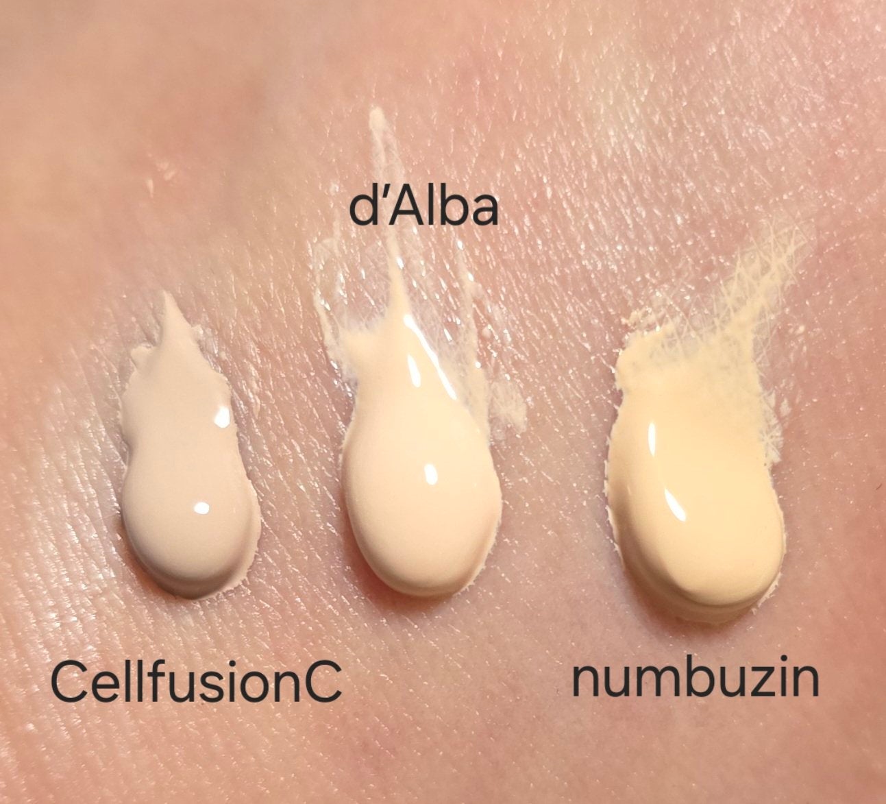 3番 ノーファンデ陶器肌トーンアップクリーム/numbuzin/化粧下地を使ったクチコミ(2枚目)