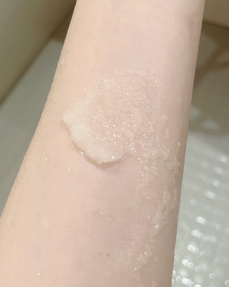 ボディスクラブ グリーン・ローズ/SABON/ボディスクラブを使ったクチコミ（3枚目）