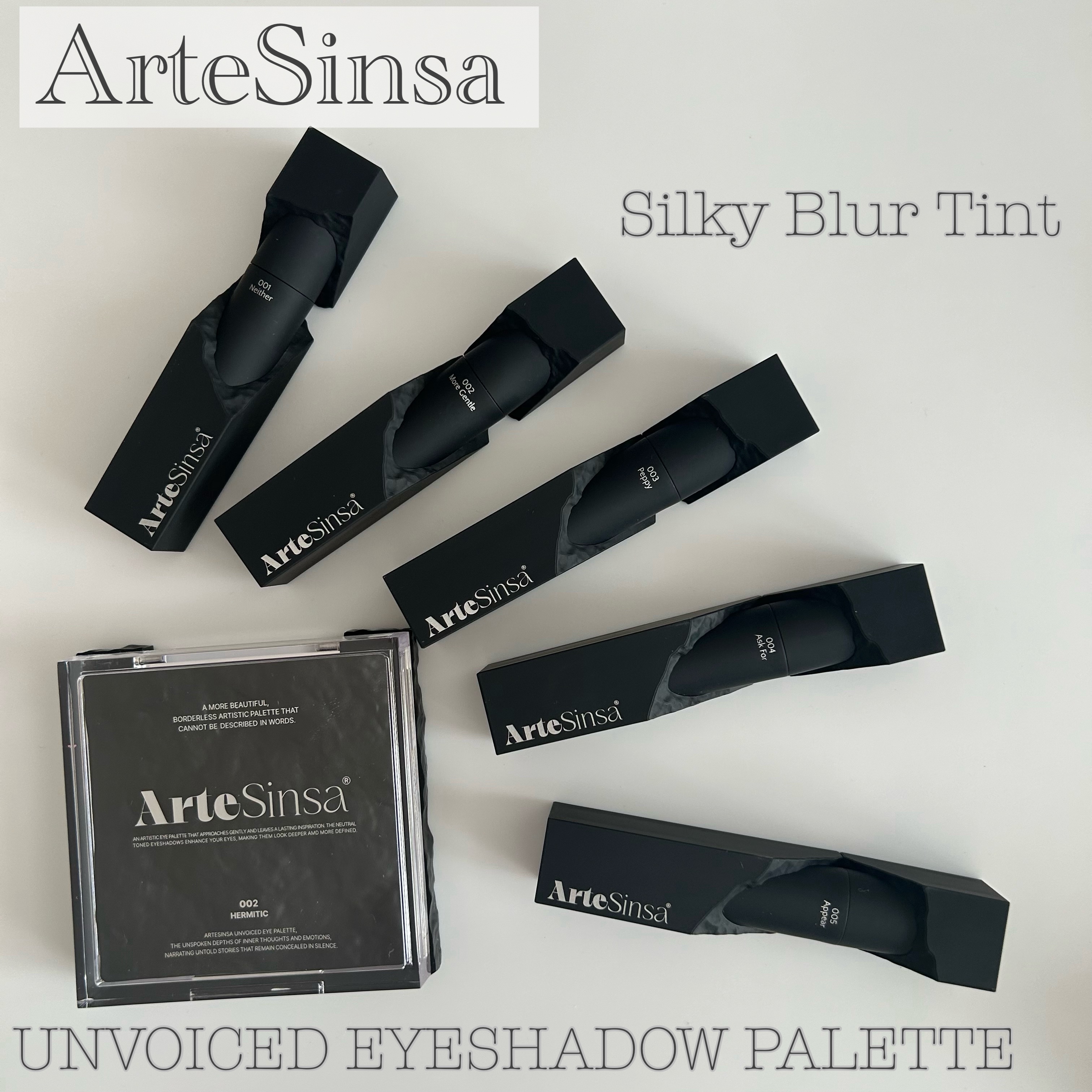 アンボイスドアイシャドウパレット/ArteSinsa/アイシャドウパレットを使ったクチコミ（1枚目）