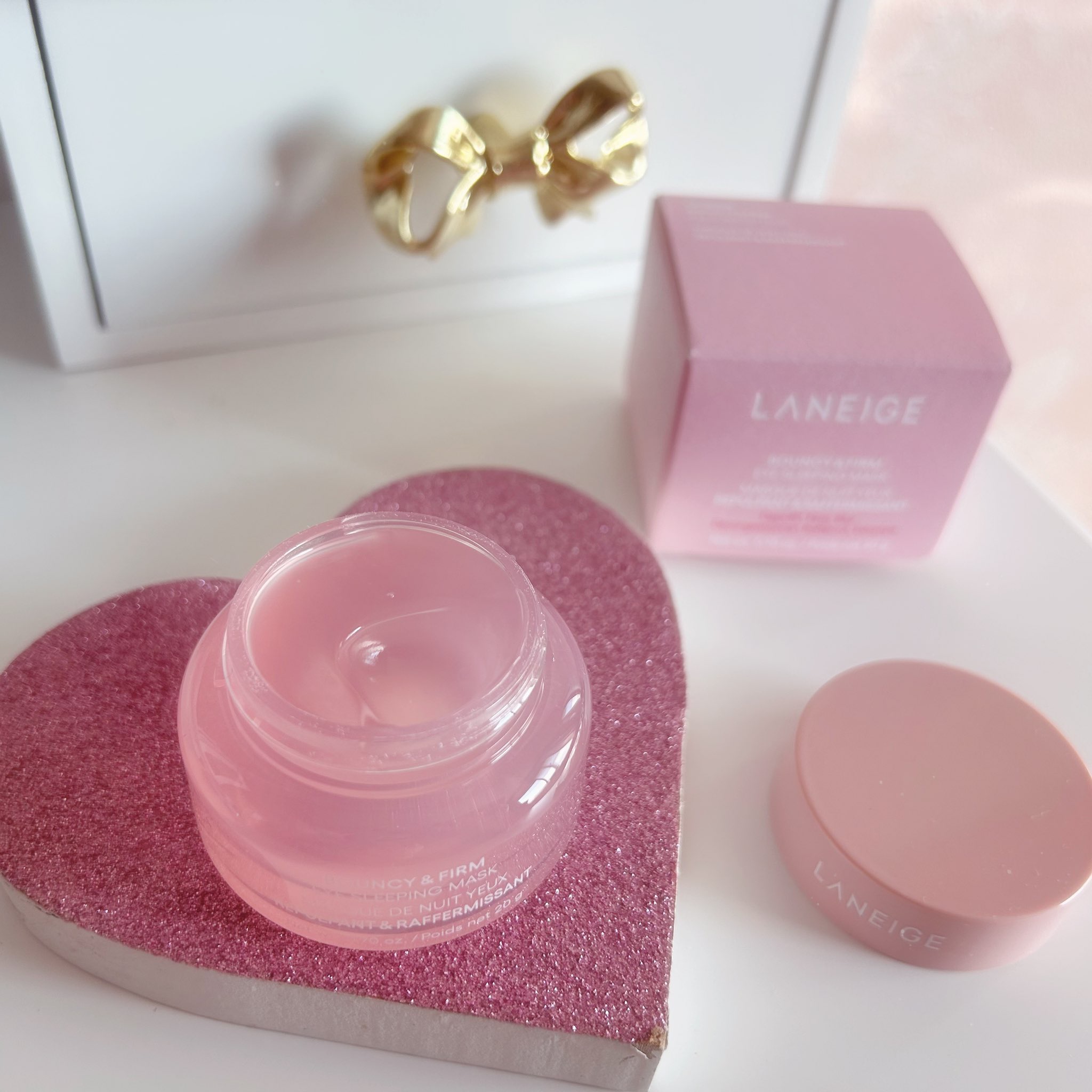 バウンシースリーピングマスク/LANEIGE/フェイスクリームを使ったクチコミ（3枚目）