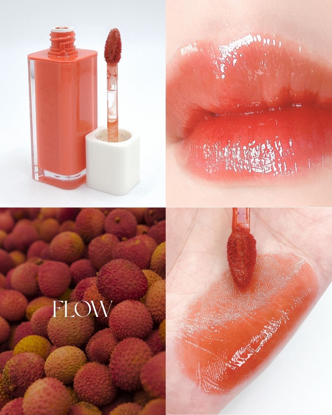 ウォーターグローリップティント 08 フロー（Flow）/INGA/リップティントを使ったクチコミ（3枚目）