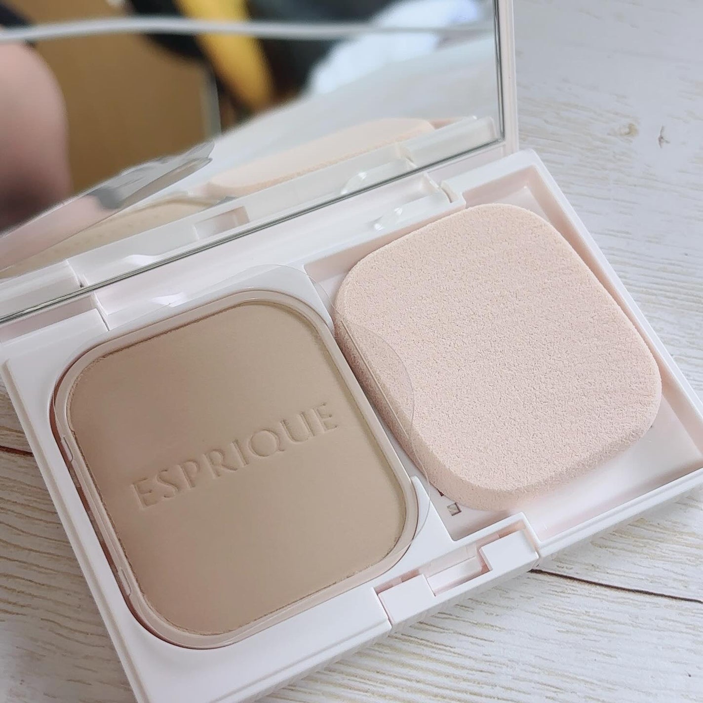 メルティセラム グロウパウダー/ESPRIQUE/パウダーファンデーションを使ったクチコミ(2枚目)