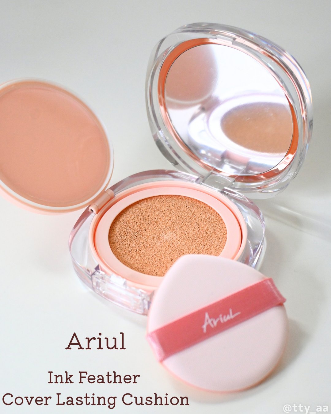 アリウル インクフェザーカバーラスティングクッション/Ariul/クッションファンデーションを使ったクチコミ（1枚目）
