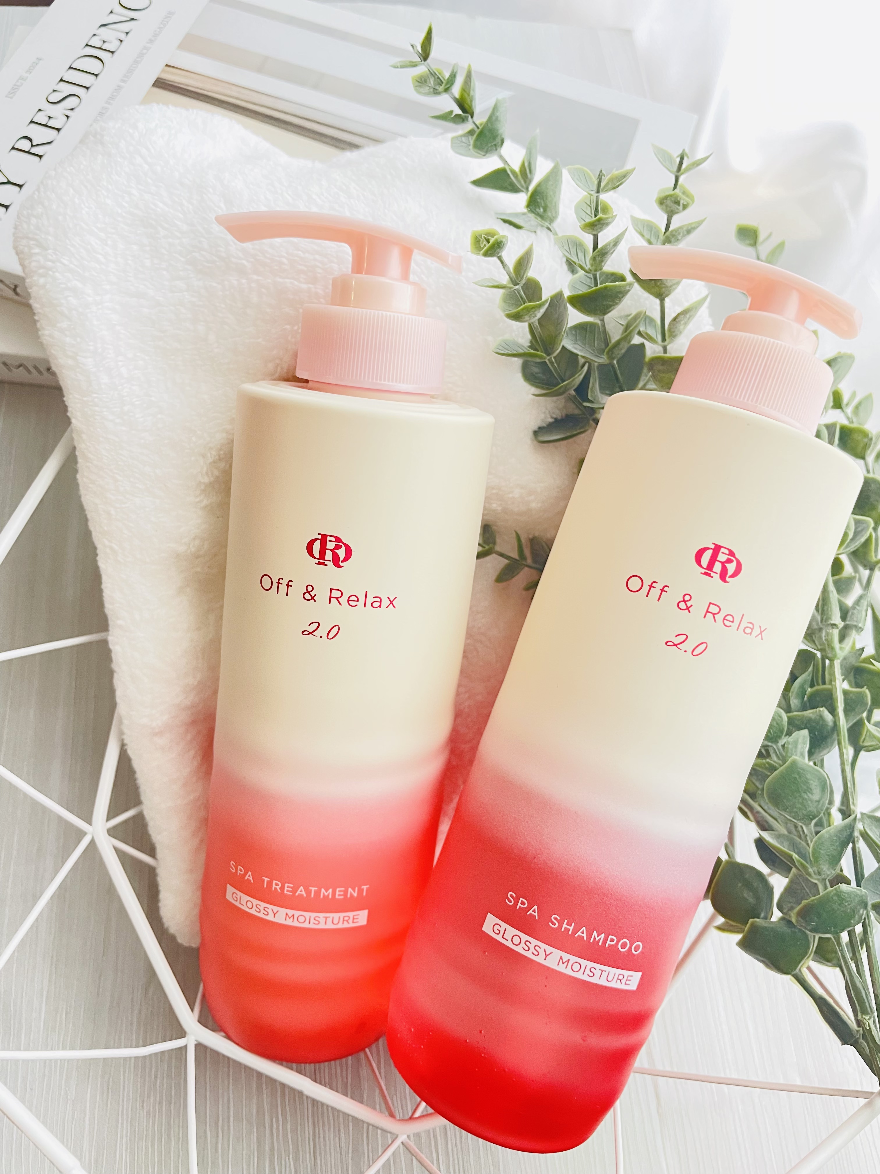 ＯＲ スパ・シャンプー グロッシーモイスチャー／トリートメント グロッシーモイスチャー/Off&Relax/市販シャンプーを使ったクチコミ（2枚目）