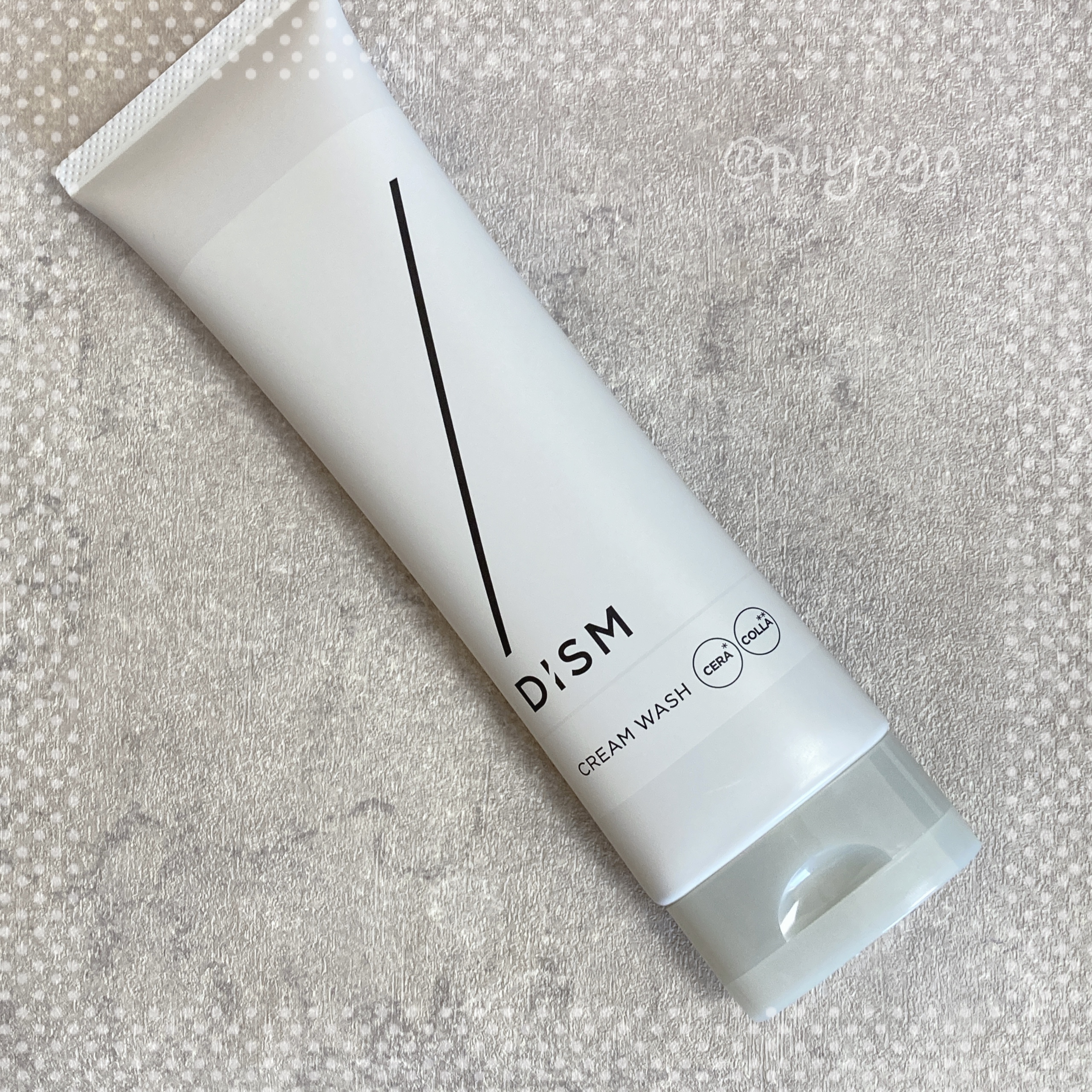 ディズム　クリームウォッシュ/DISM/洗顔フォームを使ったクチコミ（1枚目）