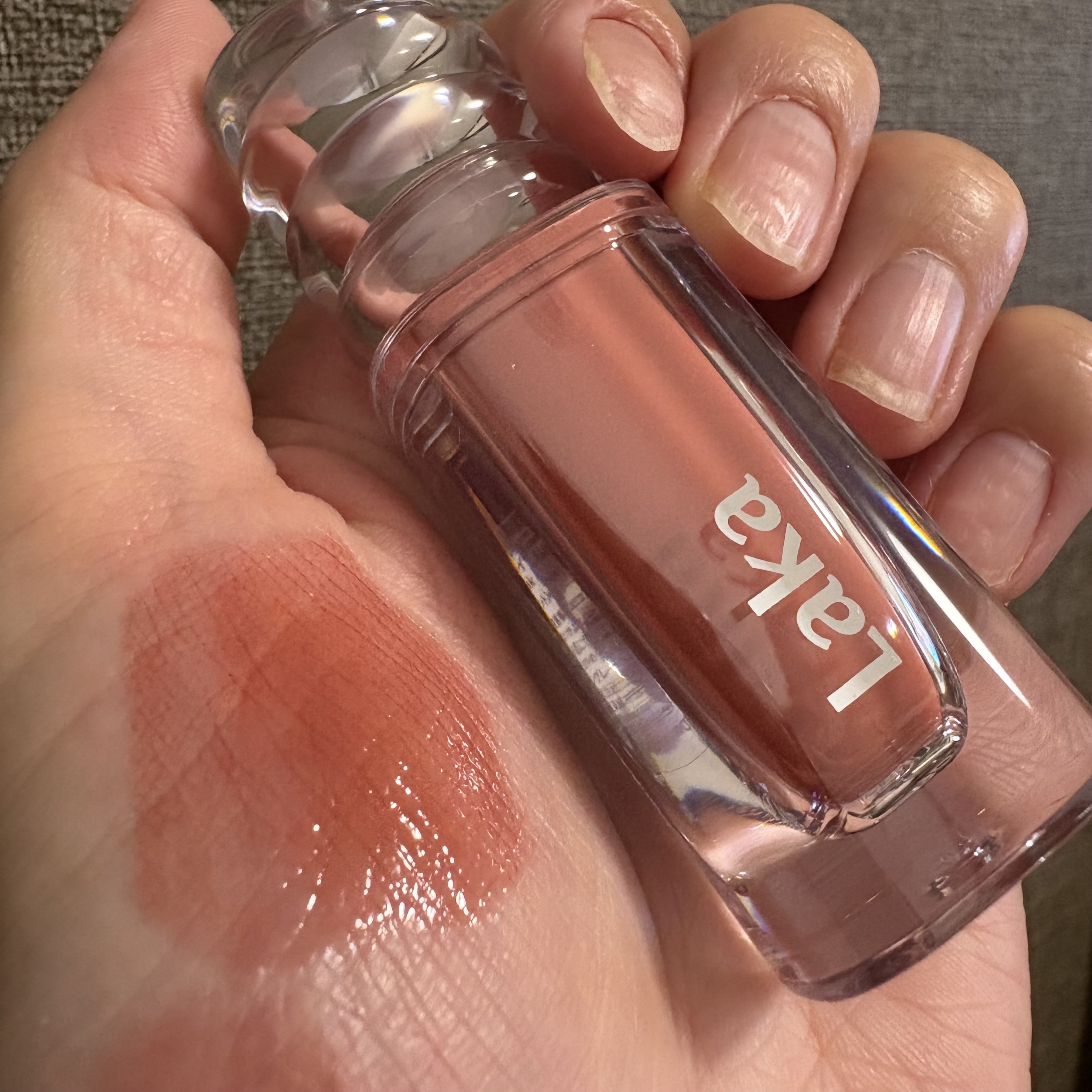 ラカ　マキシグレイヤーティント ＃613　ピーク/Laka/リップティントを使ったクチコミ（2枚目）