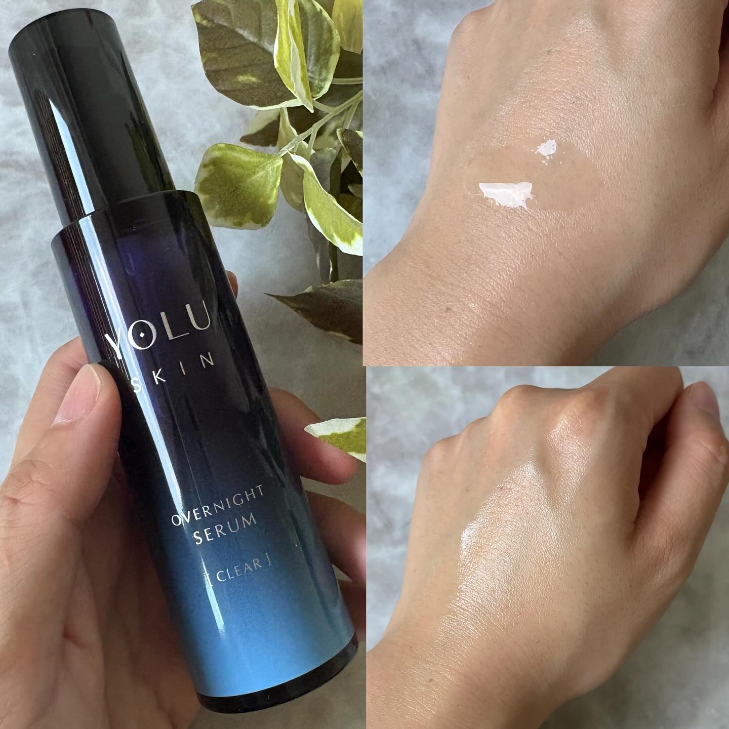 ヨル スキン オーバーナイトセラム クリア/YOLU/美容液を使ったクチコミ（3枚目）