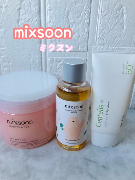 みにみに♡フォロバします on LIPS 「mixsoonミクスン人気商品3種セット*コラーゲントナーパッ..」(1枚目)