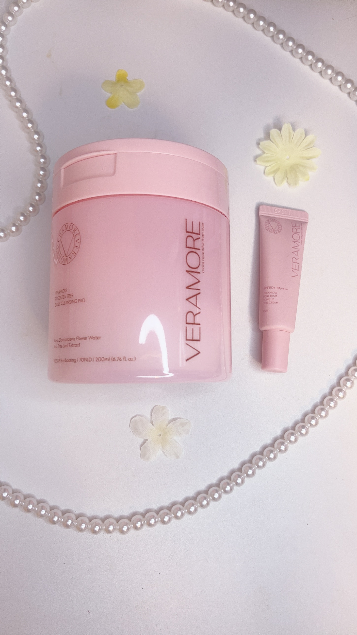 ローズ＆ティーツリークレンジングパッド/VERAMORE/クレンジングシートを使ったクチコミ（1枚目）