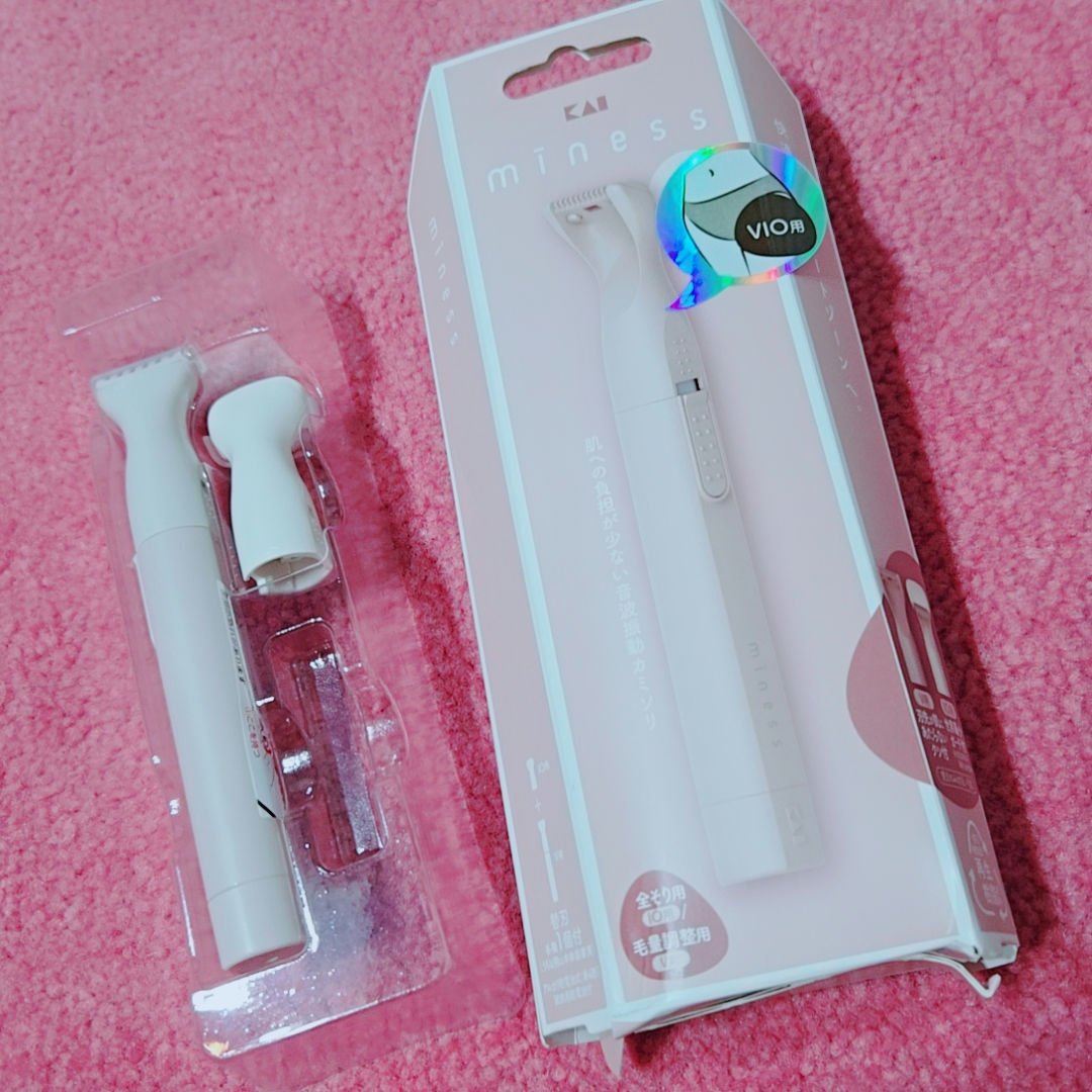 miness VIOデリケートゾーン用カミソリ/貝印/シェーバーを使ったクチコミ（1枚目）