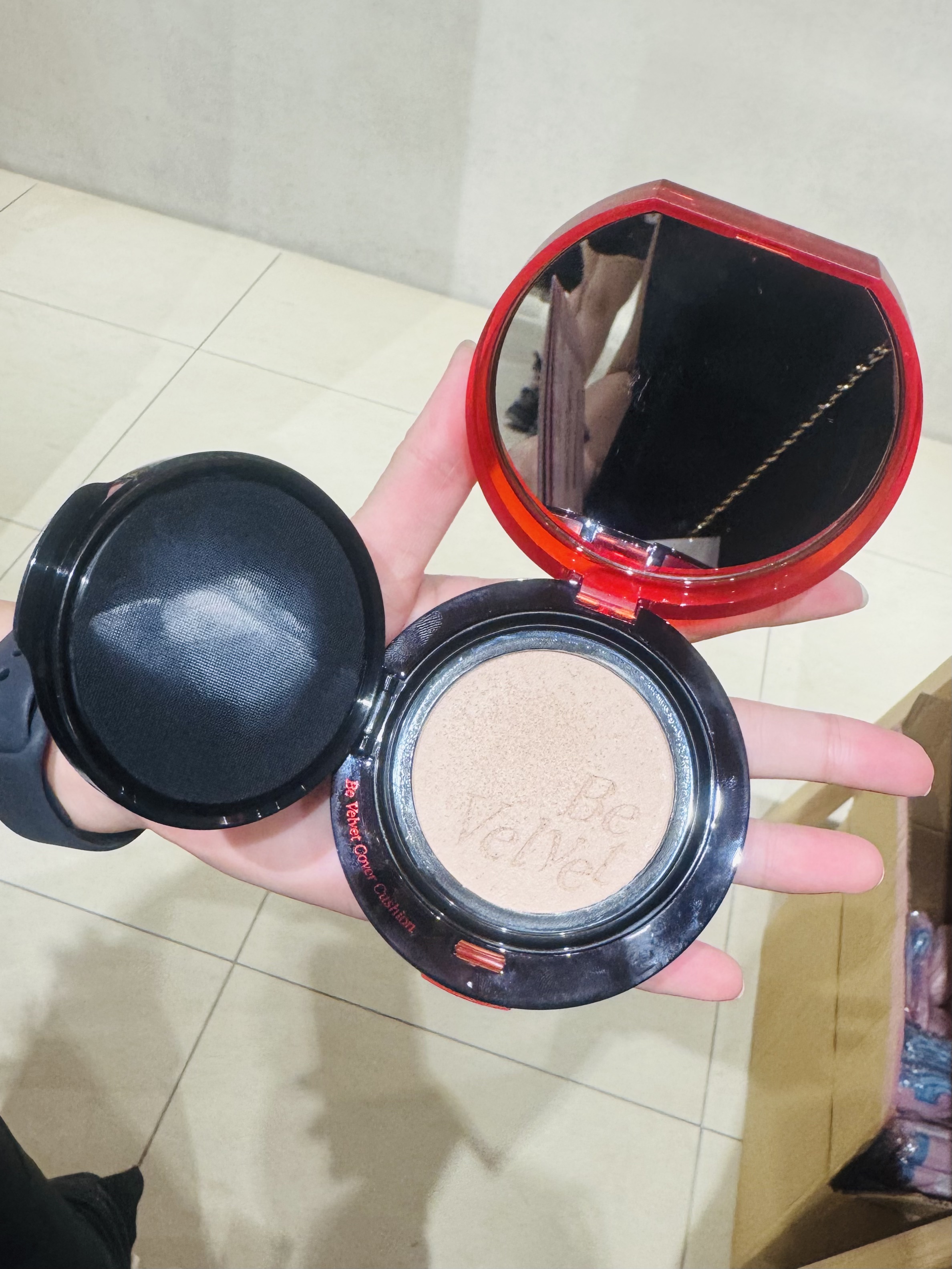 ビーベルベットカバークッション/espoir/クッションファンデーションを使ったクチコミ（3枚目）