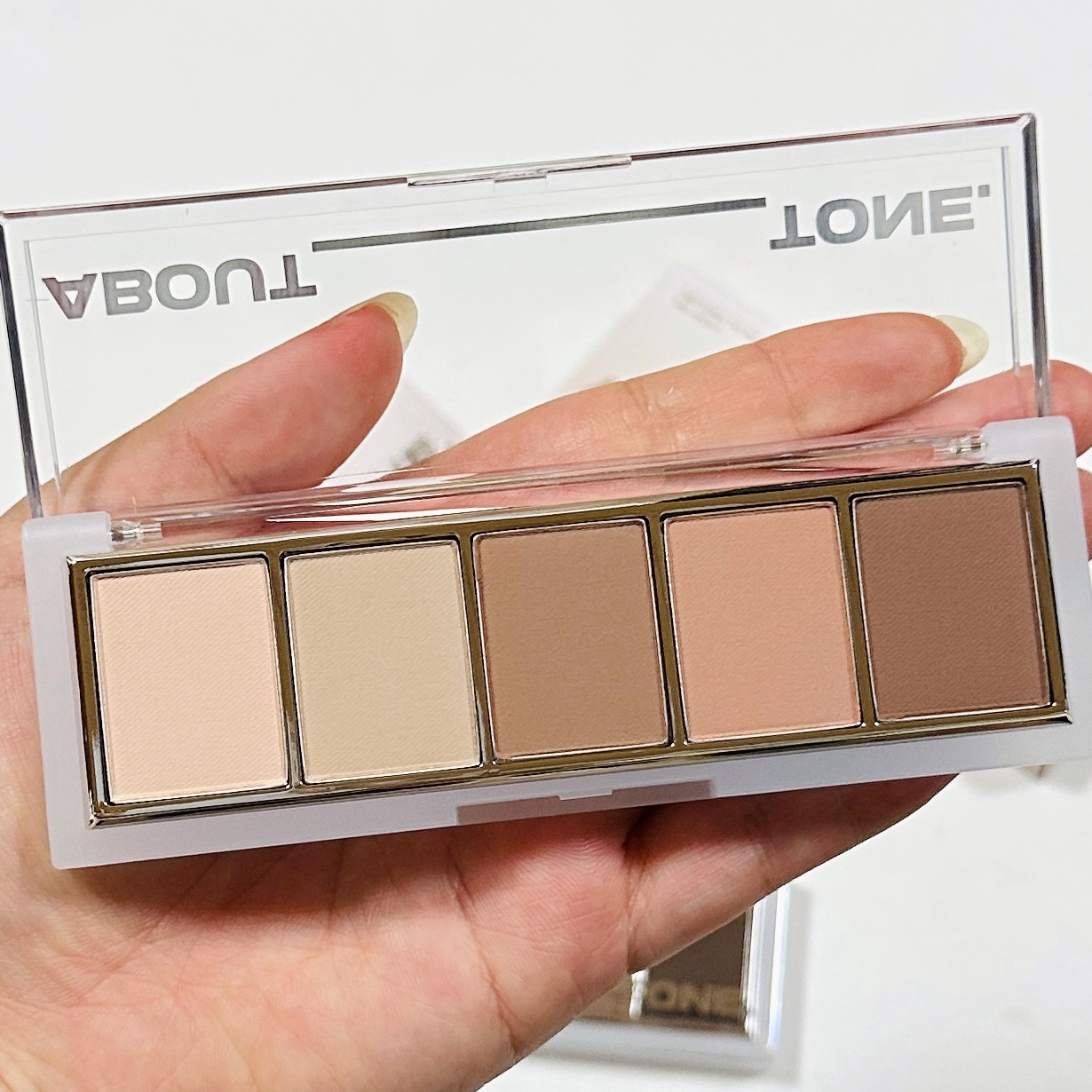 リターントゥーベーシックシャドウパレット 02 ソフト/ABOUT TONE/アイシャドウパレットを使ったクチコミ（2枚目）