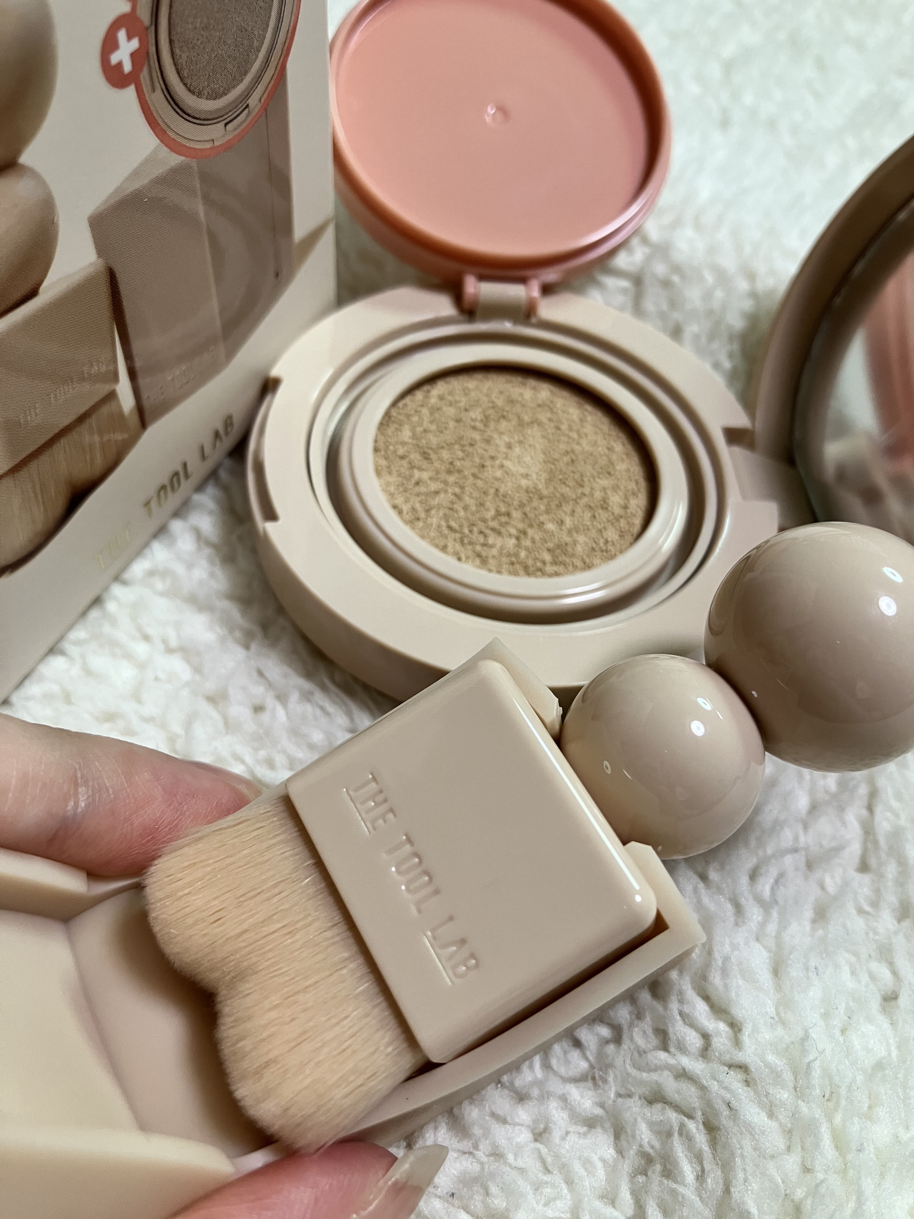 スタンプスキンフィットクッショングロウ/THE TOOL LAB/クッションファンデーションを使ったクチコミ（2枚目）