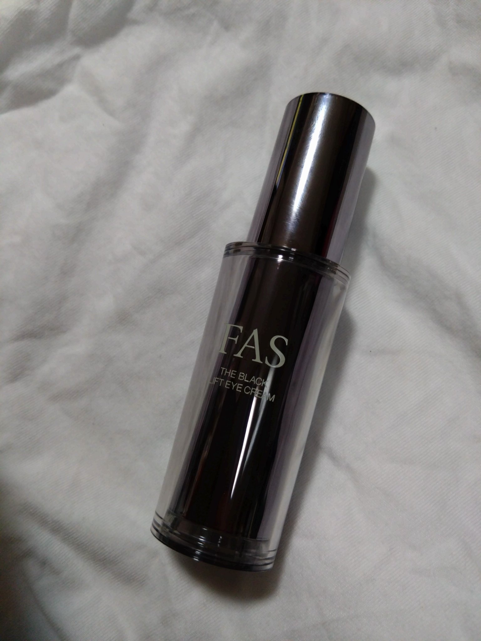 FAS ファス ザ ブラックリフトアイクリーム 試してみた】FAS FAS ザ ブラック リフト アイクリームの効果