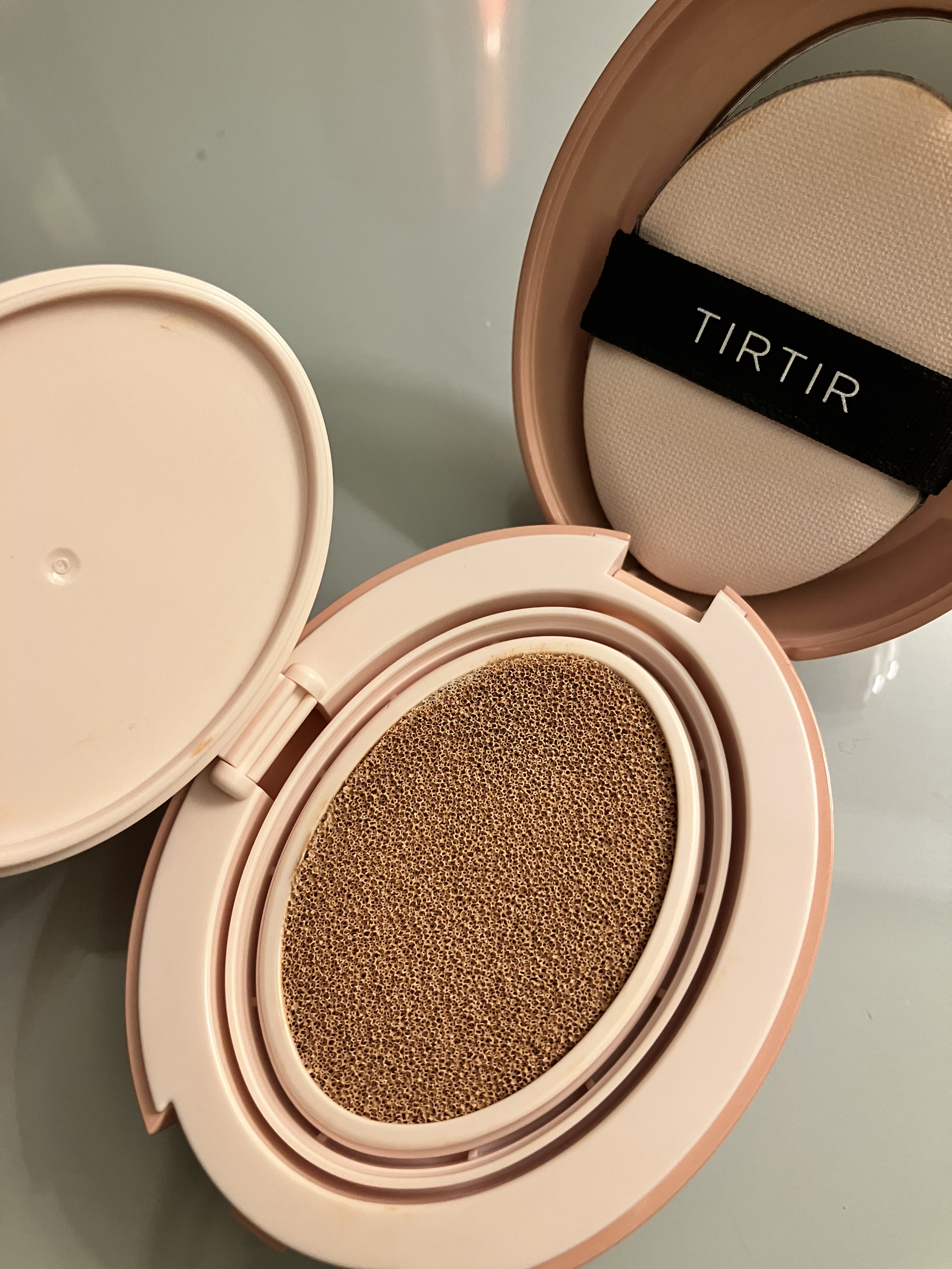 マスクフィットオールカバークッション 17Cポーセリン ミニ/TIRTIR(ティルティル)/クッションファンデーションを使ったクチコミ（1枚目）