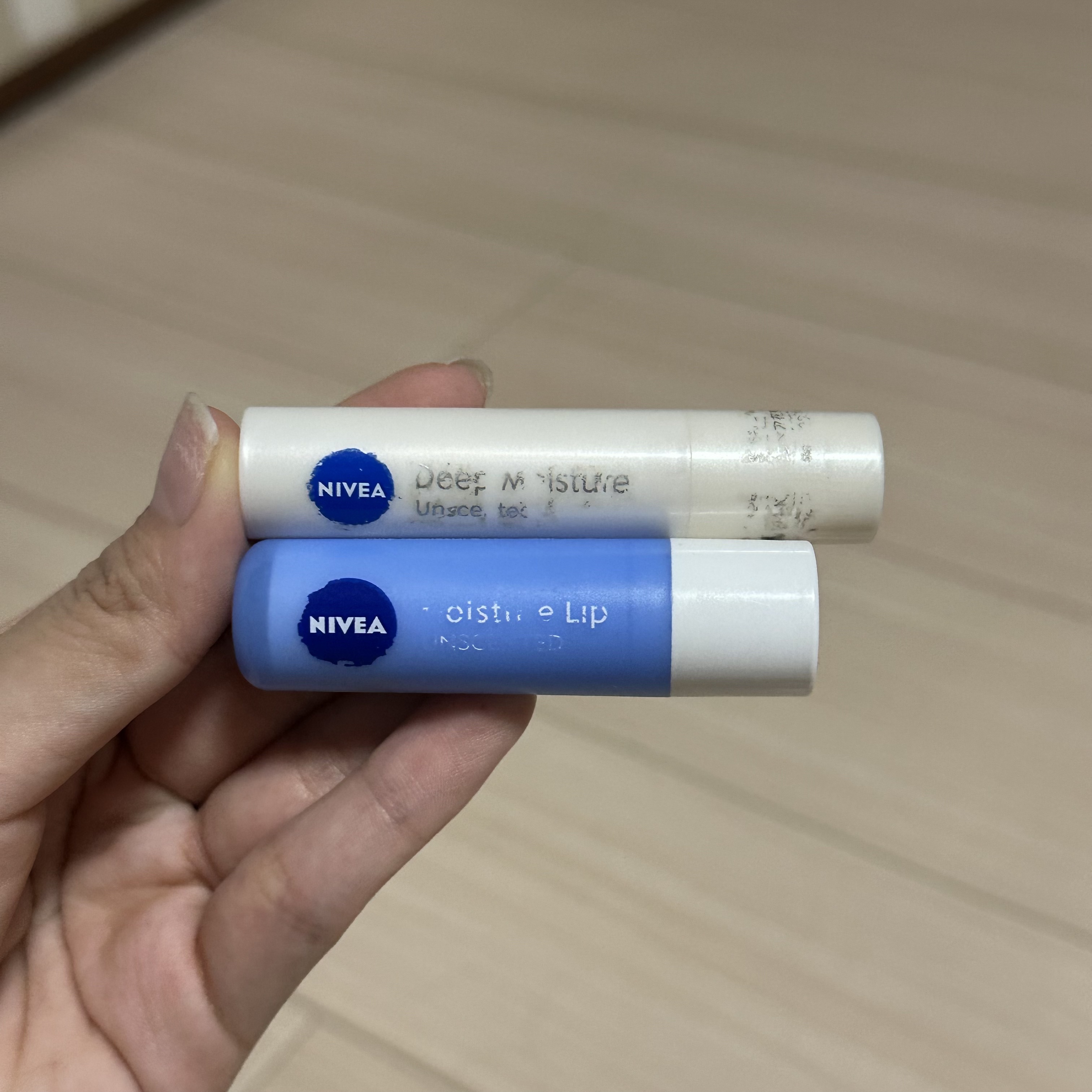 ニベア ディープモイスチャーリップ/ニベア/リップクリームを使ったクチコミ（1枚目）