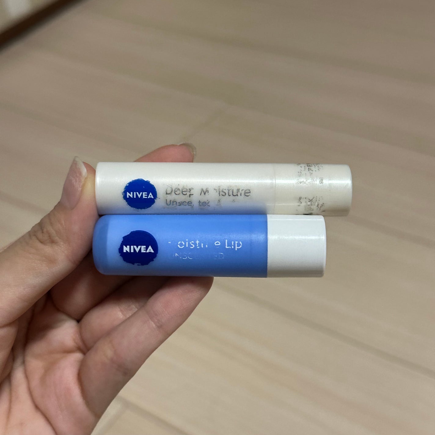 ニベア ディープモイスチャーリップ/ニベア/リップクリームを使ったクチコミ(1枚目)