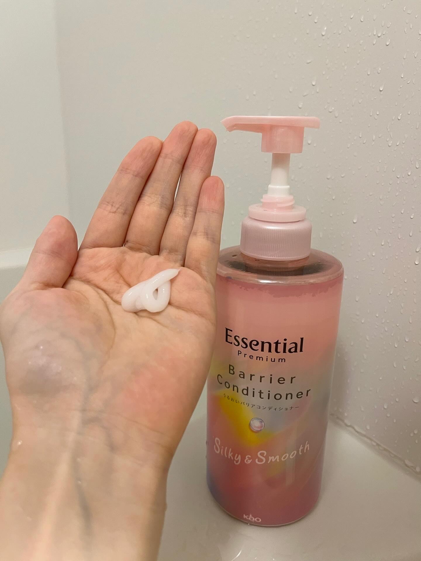 エッセンシャルプレミアム バリアシャンプー・コンディショナー シルキー＆スムース/エッセンシャル/市販シャンプーを使ったクチコミ（3枚目）
