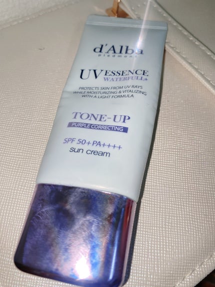 ダルバ ウォータフル トーンアップ サンクリーム(パープル)/ダルバ/日焼け止めクリームを使ったクチコミ(1枚目)