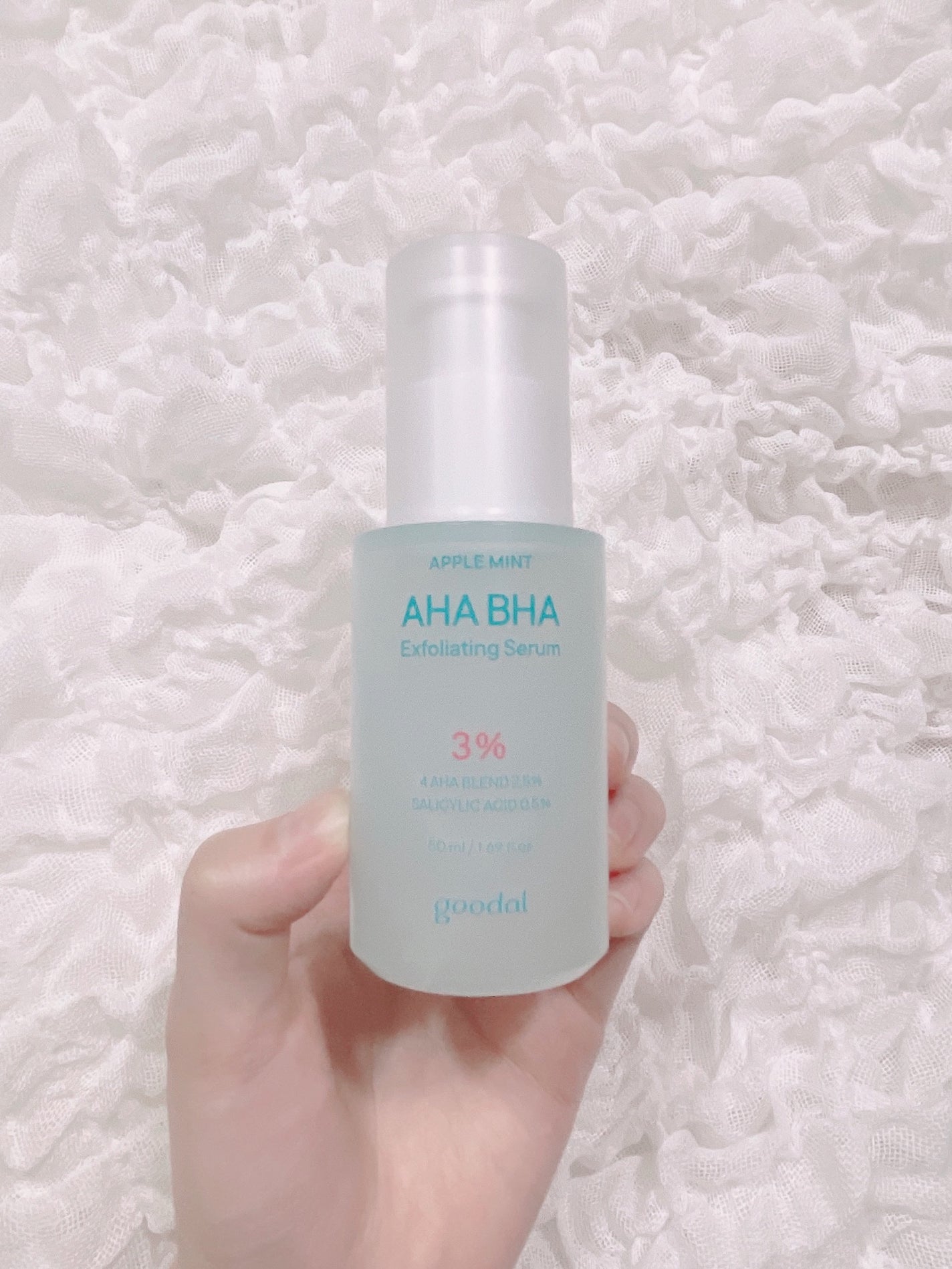 アップルミント AHA・BHA 3%セラム/goodal/美容液を使ったクチコミ(4枚目)